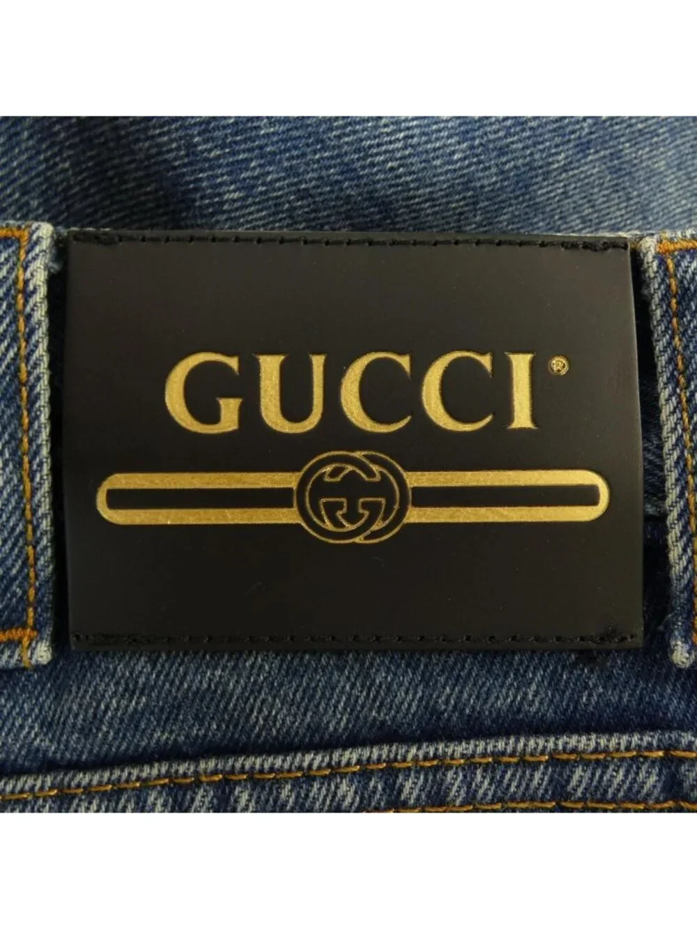 Gucci Washed Denim Tapered Pants Jeans